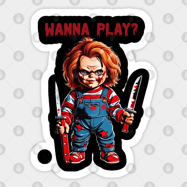 Wanna Play?? Sticker by Kaine Ability